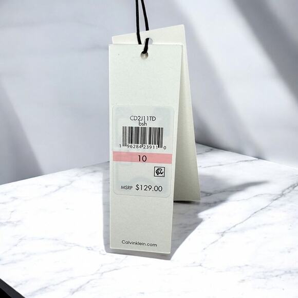 New with Tags! Calvin Klein Blush Dress - Size 10 - Retails $129 - Picture 7 of 10